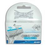 ดาบควอทโทรไทเทเนียมใบมีดโกนสองขอบ4C ยืดหยุ่นได้สำหรับผู้ชายใบมีดโกนสเตนเลสคุณภาพดีเยี่ยม - Product Image 2