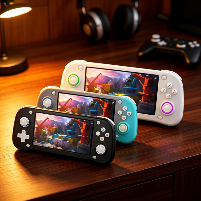 XF43 Handheld Game Console 4.3" Screen Dual Joystick 3000mAh Retro Classic Gaming Player Video Game Console