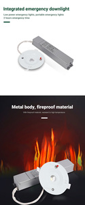 Lámparas de Emergencia LED Recargables con Baterías de Níquel-Cadmio TUOMING, Lámpara de Techo de Emergencia - Product Image 5