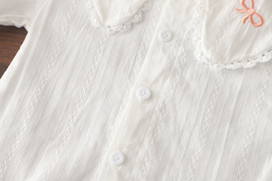 Ensemble deux pièces à manches longues avec motif nœud mignon pour filles, idéal pour <span class=keywords><strong>les</strong></span> journées fraîches du printemps et de l'automne - Product Image 5