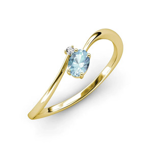 925 plata esterlina Kay joyeros Topacio Azul moda lágrima anillo corte ovalado Estilo clásico-David <span class=keywords><strong>Chatelaine</strong></span> anillo de Topacio azul - Product Image 5