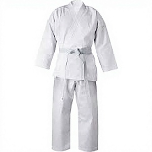 12 -14oz Extra Heavyweight <b>Brushed</b> Cotton Drawstring Uniform Karate Gi - Product Image 1
