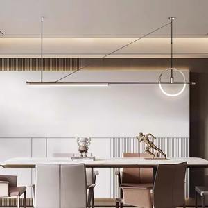 Nueva Lámpara Colgante de Estilo Nórdico Moderno y Minimalista, Tira Larga para Comedor, Barra, Recepción, Iluminación para Diseño de Salas de Exhibición - Product Image 4