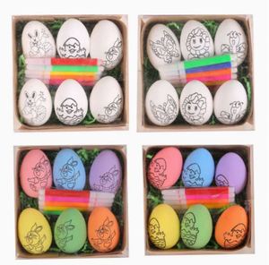 Huevos de Pascua Pintados a Mano DIY 2025, Huevos de Conejito de Dibujos Animados, Regalos Hechos a Mano para Niños, Venta al Por Mayor - Product Image 5