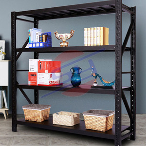 Étagères de rangement de taille moyenne Support de <span class=keywords><strong>palettes</strong></span> en acier sans bouchon en métal épaissi Supports de rayonnage d'entrepôt réglables - Product Image 4