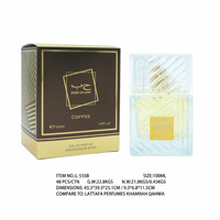 Parfum Arabe du Moyen-Orient 100ml Bois Noir Durable Parfum Neutre Vaporisateur Longue Durée Écologique pour Femme