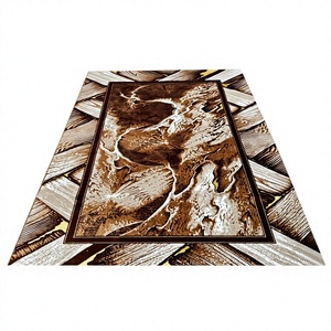 Best Modern Polyester <b>Fluffy</b> Shaggy Plush Machine Made Stain Resistant High Pile Puzzle Pattern Square Commercial Use Area Rug - Product Image 1