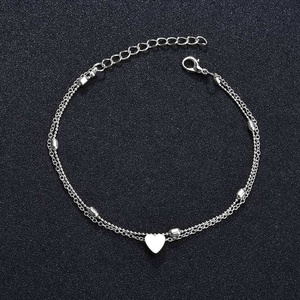 Cuore femminile cavigliere piedi nudi uncinetto sandali gioielli gamba nuove cavigliere spiaggia caviglia bracciali per le donne - Product Image 4