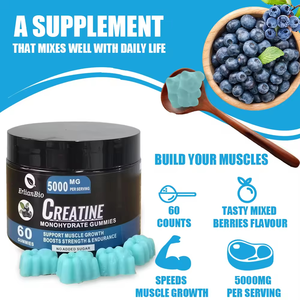 Caramelle Gommose di Creatina Monoidrato e <span class=keywords><strong>BCAA</strong></span> Pre-Allenamento con Etichetta Privata OEM, Integratore per Aumento di Peso e Supplemento per Palestra - Product Image 5