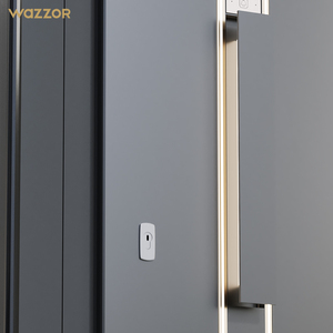 Wazzor Pivot Home <strong>Door</strong> Manufacturer <strong>Design</strong> Modern Exterior Front <strong>Door</strong> Most Popular Front Solid Aluminum Panel Entry <strong>Doors</strong> - Product Image 3