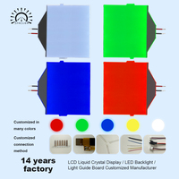 Feuille de rétroéclairage LED RGB flexible, méthode de connexion personnalisée, panneau guide-lumière pour écran d'affichage numérique, composant de rétroéclairage