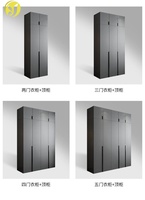 Armoire de chambre à six portes pour toute la maison, meuble de dressing intégré