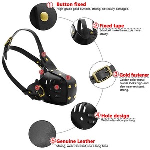 Desain Baru Penutup Mulut Moncong Anjing Peliharaan Dapat Disesuaikan untuk Anjing Peliharaan Aman Moncong Anjing Moncong Disesuaikan Anti Gonggongan Gigitan - Product Image 4