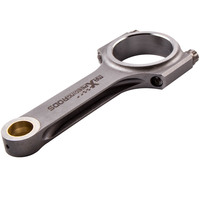 MaXpeedingrods H-Beam 4x Connecting Rods 150 mm untuk Mitsubishi 4G63 Eclipse Lancer EVO 4 - 9(7-Bolt) GEN 2