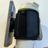 Soporte para Teléfono con Botella de Agua para MagSafe, Soporte Magnético Antideslizante con Correa Ajustable para Vaso Stanley, Accesorios de Gimnasio con Anillo Metálico