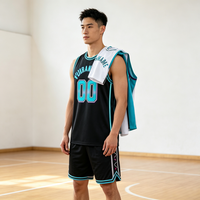Maillot de basket-ball personnalisé pour homme avec nom, numéro et logo personnalisés, 100% polyester, antibactérien, sans manches