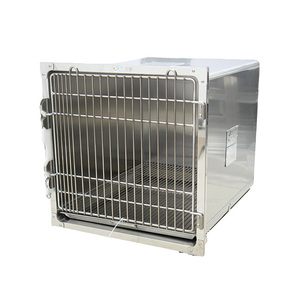 <span class=keywords><strong>Chenil</strong></span> en acier inoxydable de type combiné à 9 portes à trois couches de style classique <span class=keywords><strong>pour</strong></span> chiens dans les cliniques vétérinaires ou les hôpitaux <span class=keywords><strong>pour</strong></span> animaux - Product Image 3