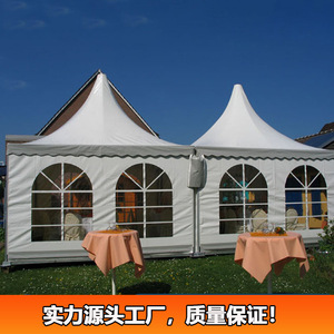 Tente de réception 4x4m, structure en alliage d'aluminium, tissu Oxford, coupe-vent, ignifuge, ouverture rapide, utilisable quatre saisons - Product Image 2