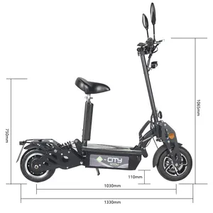 China Forca Supplier 500W Adult Powerful Fast E Scooter Factory Eu Warehouse Electric Scooters For Adult