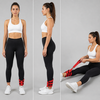 Cuerda Antideslizante de Tres Secciones, Cómoda, Duradera y Resistente, de TPE, para Yoga, Pilates y Otros Ejercicios de Fitness