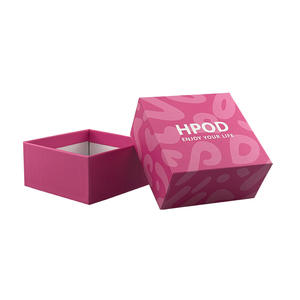 กล่องของขวัญรีไซเคิลได้กล่องของขวัญสีชมพูแข็งบรรจุภัณฑ์หรูหรากล่องของขวัญเครื่องสำอางสีชมพูกล่องบรรจุภัณฑ์ความงามแบบรีไซเคิลได้ - Product Image 3