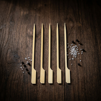 Brochettes jetables en bambou de 15 cm, très demandées, pour barbecue, cuisine, usage domestique, fruits, restaurants, faciles à nettoyer, logo personnalisé