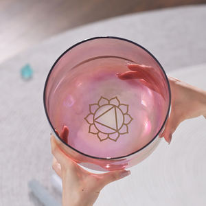Mangkuk Kristal Bernyanyi Jinfang High Purity Alchemy Sound Bath Chakra untuk Meningkatkan Meditasi - Product Image 5