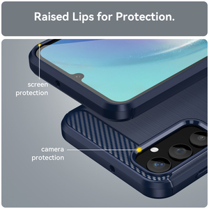 Funda Protectora para Teléfono Móvil con Diseño Empresarial a Prueba de Golpes de TPU con Fibra de Carbono para Samsung A24 4G y A34 5G - Product Image 6