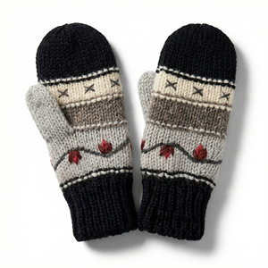 Gants thermiques en tricot confortables pour enfants de 0 à 6 ans |   Mitaines pour tout-petits faites à la main pour l'automne/l'hiver - Product Image 1