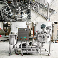 Homogénéisateur à moutarde mélange Mayonnaise faisant la machine électrique pneumatique levage haute cisaillement émulsifiant machine ketchup mélangeur