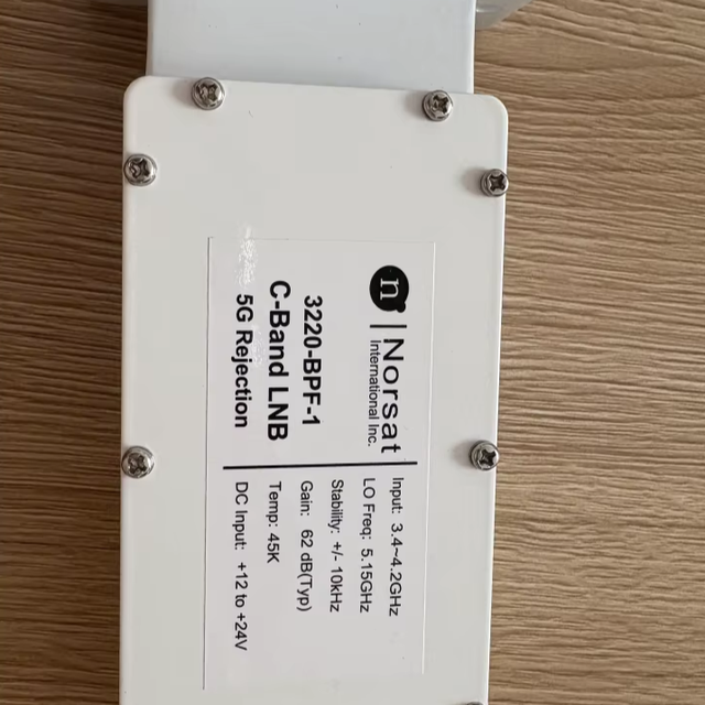 C-Band Single Band PLL LNB Norsat 3220F C-Band PLL LNB 3.4-4.2GHz High Stability with F Connector