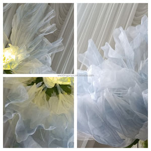 Nouveau Design Géant Fleur De Soie Ouverture Et Fermeture Route <span class=keywords><strong>Guide</strong></span> Lampe Accessoires De Mariage Fleur Route Plomb - Product Image 2