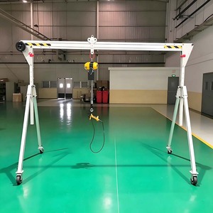Cheap Price 1 Ton 2 Ton Aluminium Gantry <b>Crane</b> Mobile Adjustable Mini Small 3t Gantry Hoist <b>Crane</b> - Product Image 1