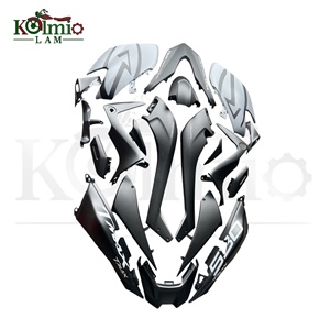Kit de carénage complet KOLMIO-LAM compatible avec Yamaha <span class=keywords><strong>TMAX</strong></span> 530 17-18 <span class=keywords><strong>DX</strong></span>/SX, ensemble de carrosserie noir - Product Image 1