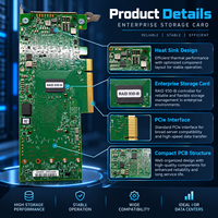 Carte contrôleur HBA LSI 9300 8i 12 Gb/s PCIe 3.0 X8 pour l'extension de stockage serveur