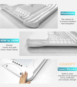 Lámpara LED para Techo de 100W 150W 200W con Certificación cETL CE, Iluminación LED para Estacionamientos, Garajes, Iluminación de Baja Altura para Apartamentos y Cocheras, Regulable - Product Image 4