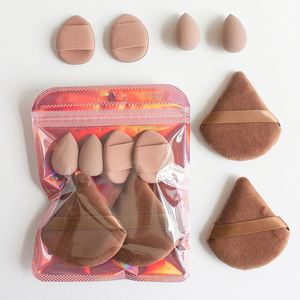 ชุดพัฟแต่งหน้ารูปสามเหลี่ยมแบบแห้งและเปียก ใช้ได้สองแบบ สำหรับแต่งหน้าใบหน้า - Product Image 3