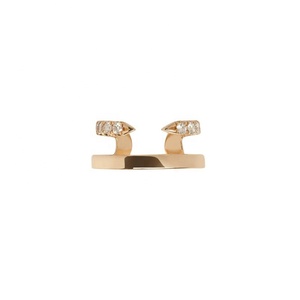 Orecchini a Clip Gemnel con Diamante a Punta, Gioielli Delicati in <span class=keywords><strong>Argento</strong></span> <span class=keywords><strong>925</strong></span> per Donne - Product Image 3