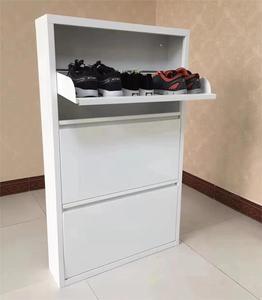 Gabinete <span class=keywords><strong>de</strong></span> zapatos <span class=keywords><strong>de</strong></span> metal <span class=keywords><strong>de</strong></span> estilo moderno Gabinete <span class=keywords><strong>de</strong></span> estante <span class=keywords><strong>de</strong></span> zapatos <span class=keywords><strong>de</strong></span> 4 capas para el hogar Gabinete moderno <span class=keywords><strong>de</strong></span> zapatos - Product Image 5