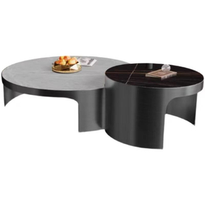 Ensemble de tables basses de luxe haut de gamme Haavk 2025 – Mobilier de salon moderne en acier inoxydable, écologique, durable et facile à nettoyer - Product Image 6