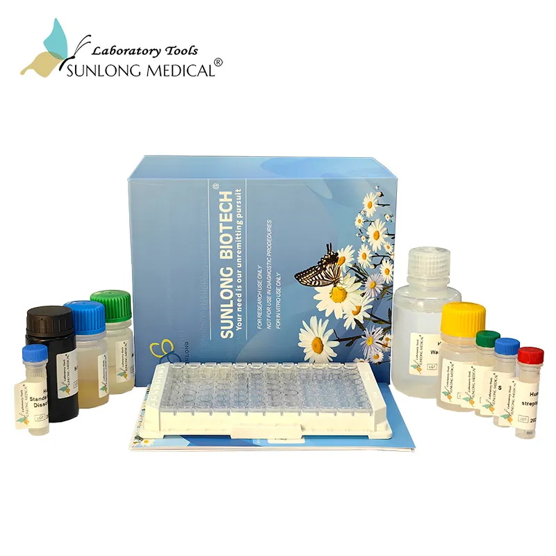 Sunlong Kit Elisa de alta sensibilidade para mouse médico IL-6