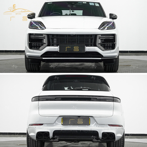 Ventes d'usine 9YA 9Y0.2 coupé sec fibre de carbone lèvre arrière Turbo <span class=keywords><strong>GT</strong></span> pare-chocs jupe latérale tuyau d'échappement Kits de carrosserie pour Porsche Cayenne 2024 + - Product Image 2