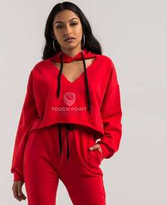 Concevoir votre propre Design personnalisé femmes coton polaire piste jogger survêtements dames Noir survêtement - Product Image 2