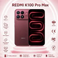 Nouveau Smartphone Android Redmi MI Original REDMI K100 Pro Max 5G 2026 avec Appareil Photo 200MP, Écran 6,9 Pouces et Charge Rapide 100W
