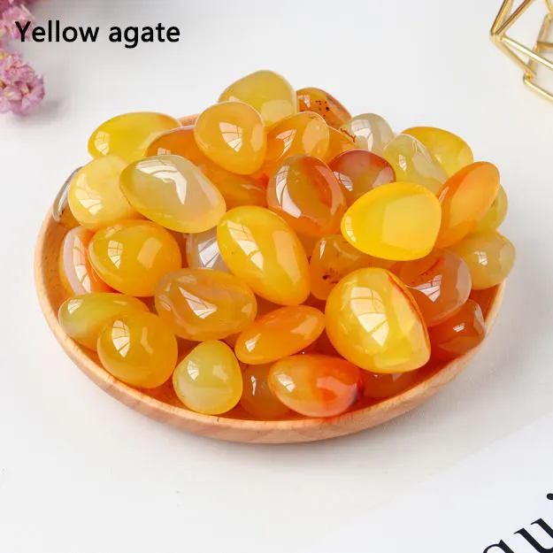 Wholesale Rolling Stone Natural Crystal Healing Stones Tumbled Stones For Home Decoration