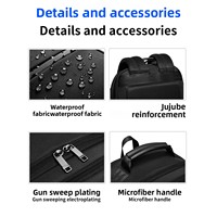 Mochila para Portátil de Diseño Popular para Hombre, Compatible con Computadoras de 15.6 Pulgadas, Resistente al Agua, para Oficina, Trabajo y Viajes
