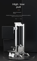 Máquina de remo de acero inoxidable de alta resistencia con cable bajo, entrenador de volo, unidad de cable cruzado multifunción para uso doméstico, 100 kg de capacidad
