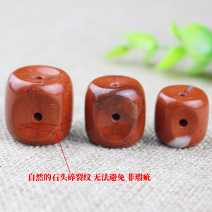 <b>Red</b> Jasper Buddha Head Beads 16MM 18MM 20MM For <b>Bracelets</b> Necklaces Buddhist Accessories Geometric Shape Artificial Crystal - Product Image 5