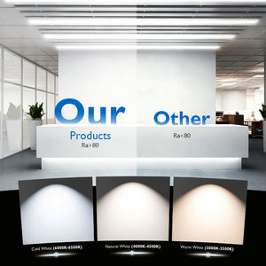 Hiện đại vuông sắt tuyến tính <span class=keywords><strong>LED</strong></span> Batten ánh sáng 9W-36W 1-4ft độ sáng cao IP44 cho văn phòng cửa hàng kho nhà để xe - Product Image 4