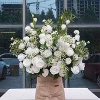 DKB - Decoración Floral para el Pasillo de Boda, Flores Mixtas, Camino de Boda, Arreglos Artificiales para Pasillos de Pascua y Halloween